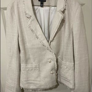 Long tall Sally cream blazer